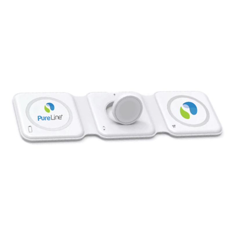 Trio 3-in-1 Charger w/ Case - White