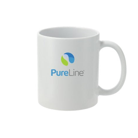 11 oz White Ceramic Mug