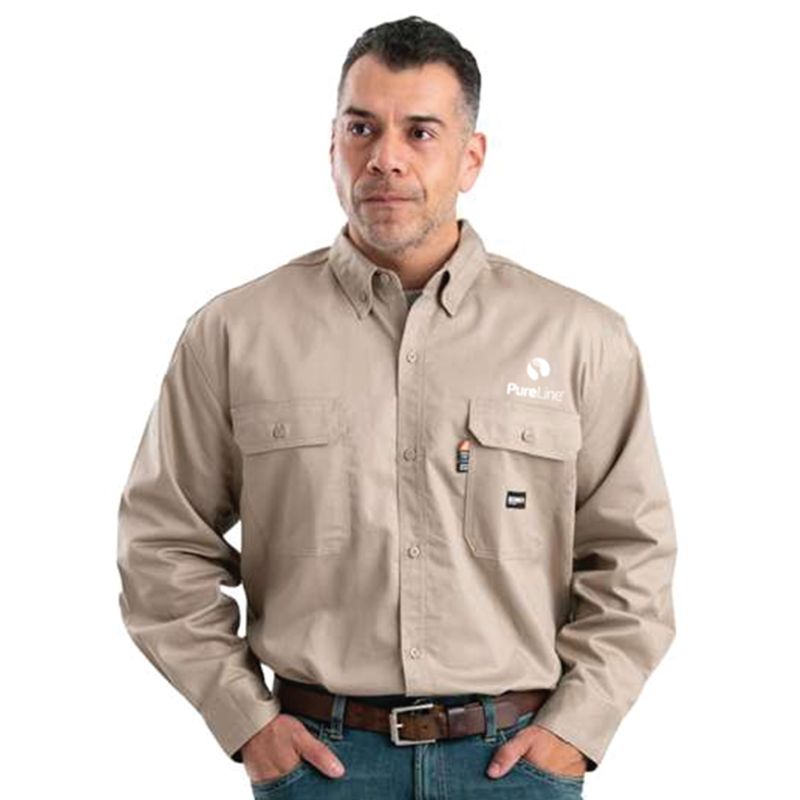 Berne Men's FR Button Down Workshirt