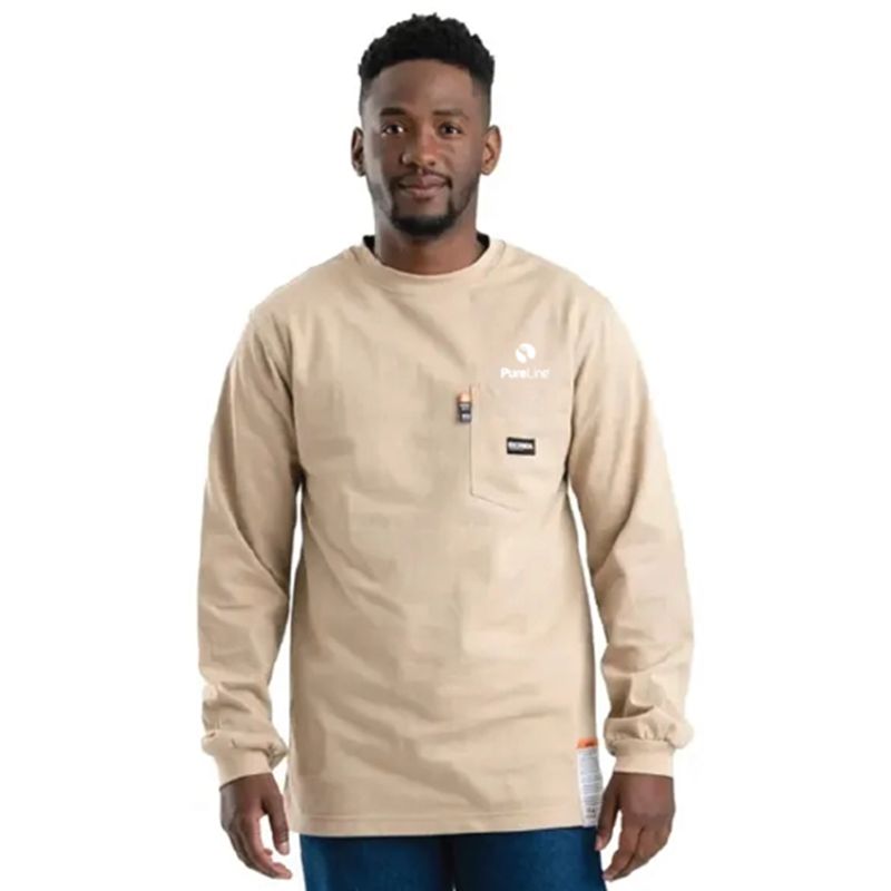 Berne Men's FR Crewneck Long Sleeve T-shirt